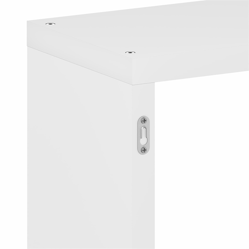 Furinno CUBICLE Extra Thick Cube Wall Mounted Bookshelf White