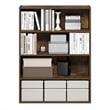 Furinno PASIR 4-Tier Bookcase with Open Storage Shelf Amber Pine