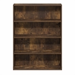 Furinno PASIR 4-Tier Bookcase with Open Storage Shelf Amber Pine