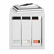 Furinno CUBICLE Stackable Cube Bookcase with Open Back White