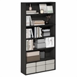 Furinno PASIR 6-Tier Open Storage Bookcase 9.4x31.5x63 Espresso