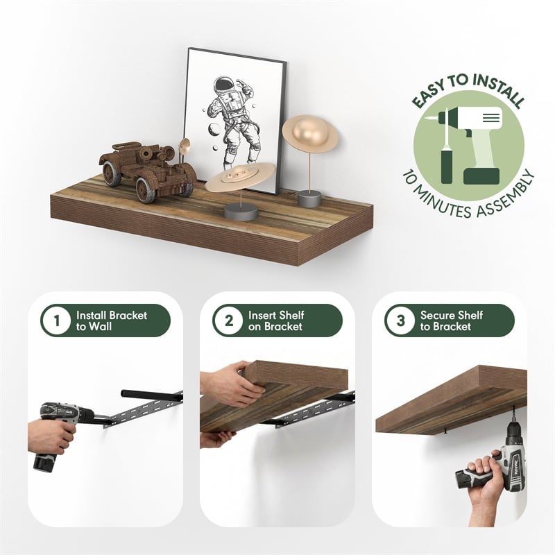 Furinno TANNA Set of 2 12x24 2