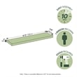 Furinno TANNA Set of 2 12x47 2