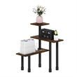 Furinno TURN-N-TUBE 3-Tier AdJUSTable Countertop Corner Organizer Amber Pine