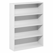Furinno PASIR 4-Tier Open Bookshelf Easy Assembly 9.3x31.3x41.8 White