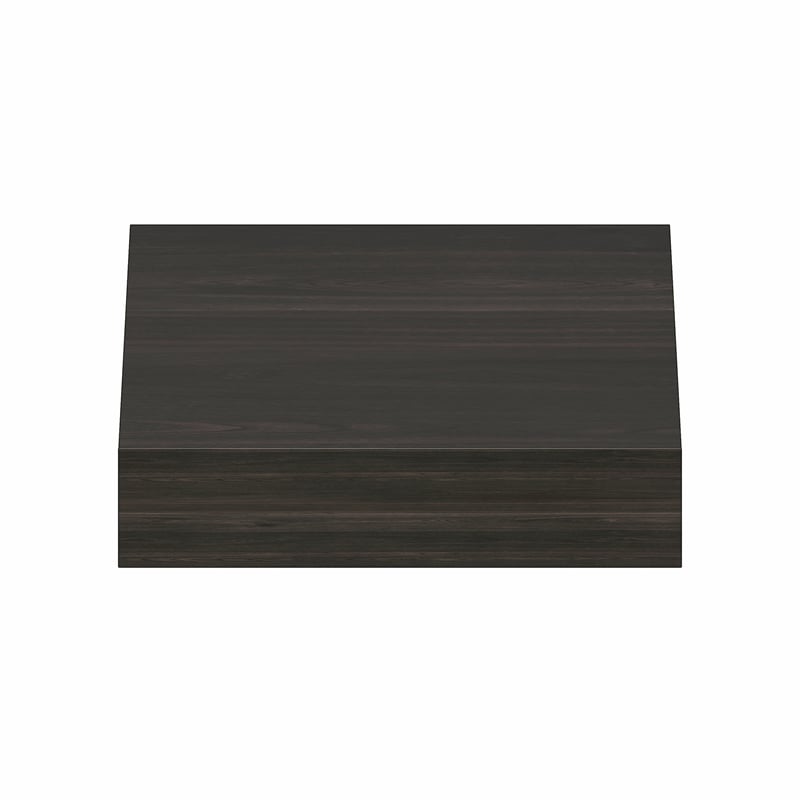 Furinno TANNA 9 x 9 2-in Thick Invisible Brackets Floating Shelves Tobacco Oak