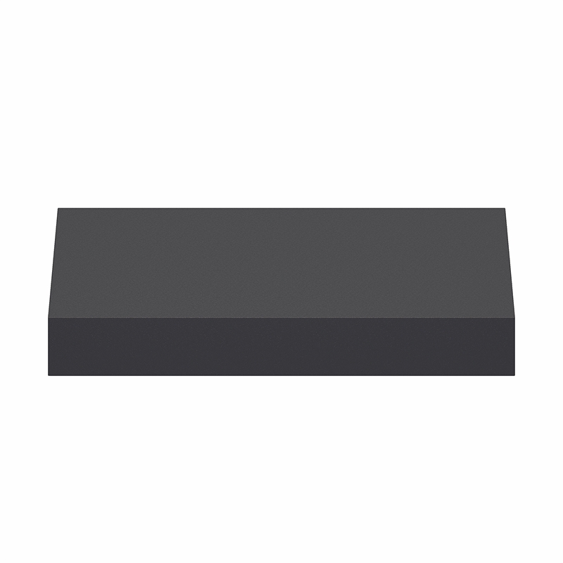 Furinno TANNA 9 x 16 2-in Thick Invisible Brackets Floating Shelves Americano