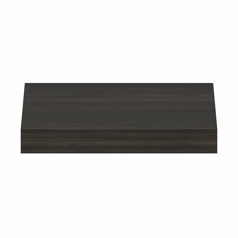 Furinno TANNA 9 x 16 2-in Thick Invisible Brackets Floating Shelves Tobacco Oak