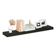 Furinno TANNA 9 x 47 2-in Thick Invisible Brackets Floating Shelves Tobacco Oak