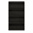 Furinno JAYA 4-Tier Open Shelving Book Shelf 9.5 x 23.6 x 41.9 Espresso
