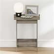 Furinno BEGINNING Square H-Legs Nightstand Easy Assembly French Oak
