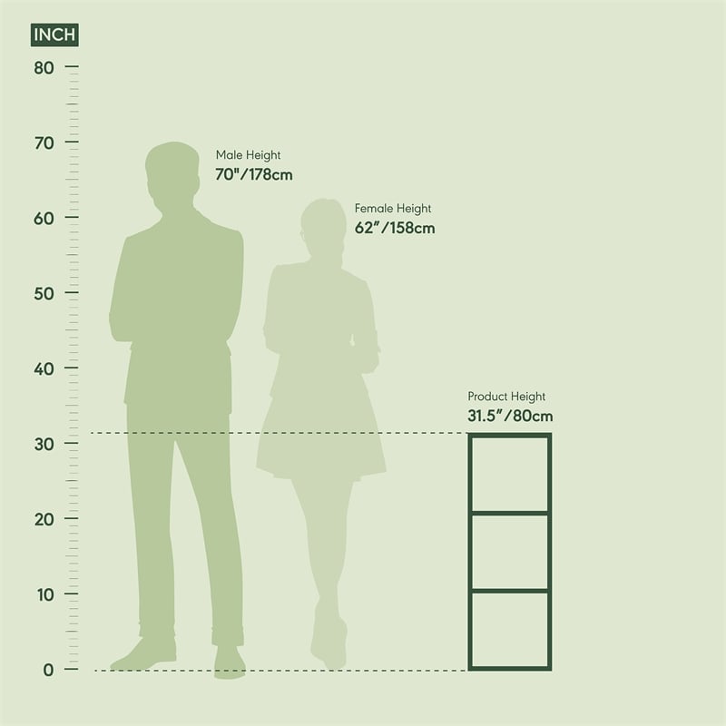 Furinno FULDA 3-Tier 10-In Width Narrow Bookcase 9.3 x 9.8 x 31.5 Blackwood