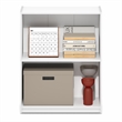 Furinno GRUEN 2-Tier Small Bookcase with Open Shelf 8.3 x 21.8 x 27 White