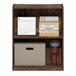 Furinno GRUEN 2-Tier Small Open Shelf Bookcase 8.3 x 21.8 x 27 Amber Pine