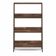 Furinno LADDER 4-Tier Ladder Open Frame Bookcase Amber Pine