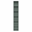 Furinno LUDER 6-Tier Tall Open Shelving Bookshelf 9.3 x 12 x 71 Sage Green