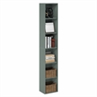 Furinno LUDER 6-Tier Tall Open Shelving Bookshelf 9.3 x 12 x 71 Sage Green