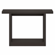 Furinno ARA 47-Inch Farmhouse Console Table with Wide bottom Black Dark Oak