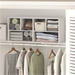 Furinno FANO 6-Cube Stackable Closet Organizers 11.7 x 36 x 15.4 White