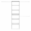 Furinno FANO 5-Tier Adjustable Closet Storage Organizer 14.8 x 23.6 x 82.1 White