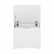 Furinno BASIC Storage Chest Storage Bench/Safety Hinged Soft Closed Lid White