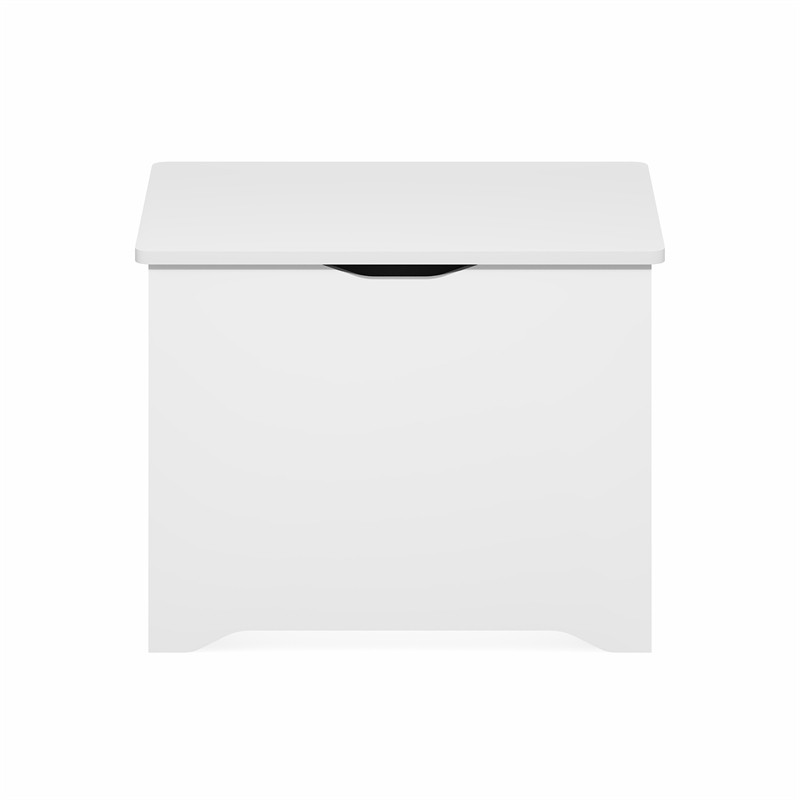 Furinno BASIC Storage Chest Storage Bench/Safety Hinged Soft Closed Lid White