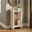 Furinno VIOLA 2-Tier Narrow Plant Stand 1.2-Inch Extra Thick Frame White