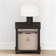 Furinno TURN-N-TUBE 2-Tier Thick Tabletop Toolless Open Nightstand Espresso