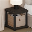 Furinno TURN-N-TUBE 2-Tier Thick Tabletop Toolless Open Nightstand Espresso