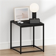 Furinno CAMNUS Metal Frame Nightstand Toolless Side/End Table Americano
