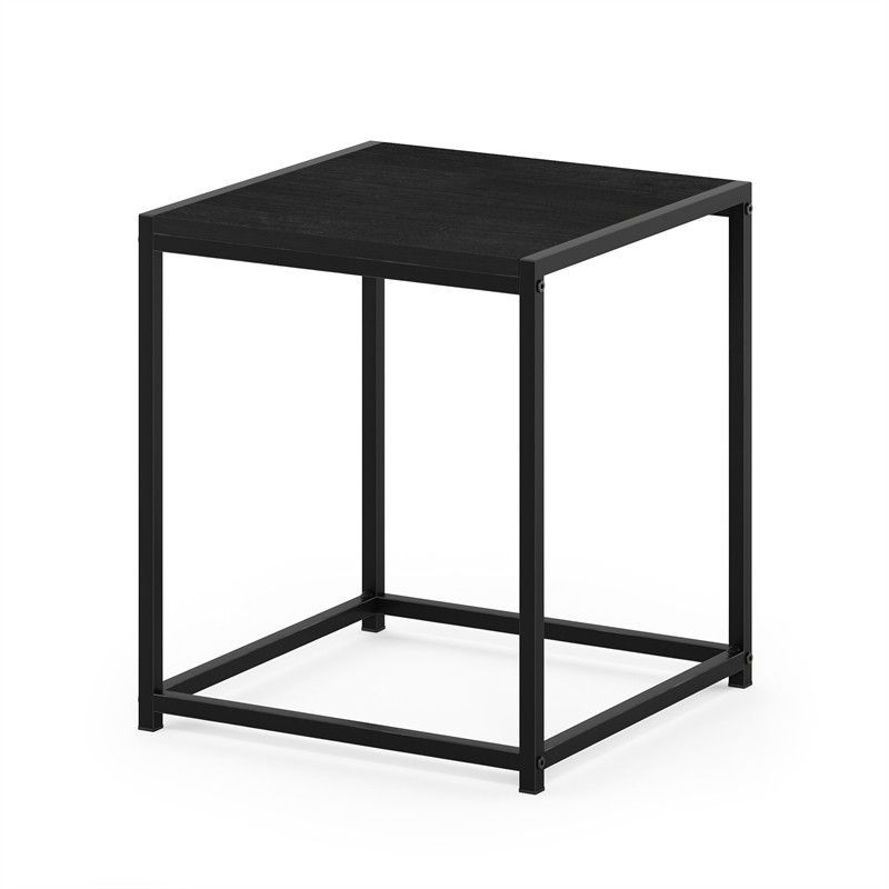Furinno CAMNUS Metal Frame Nightstand Toolless Side/End Table Americano