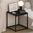 Furinno CAMNUS Metal Frame Nightstand Toolless Side/End Table Americano