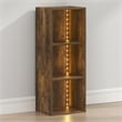 Furinno LUDER 3-Cube LED Lights Bookcase 9.3 x 12 x 31.5. Amber Pine