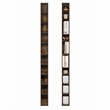Furinno FULDA Set of 2. 10-Tier Space Saving Storage Shelf Bookcase. Amber Pine