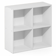 Furinno REED 4-Cube Closet Organizers and Storage with Open Shelves. White