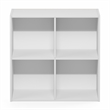 Furinno REED 4-Cube Closet Organizers and Storage with Open Shelves. White
