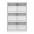 Furinno REED 6-Cube Closet Organizers and Storage with Open Shelves. White