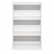 Furinno FANO 3-Tier Adjustable Storage Rack. Stackable Bookshelf. White