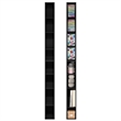 Furinno FULDA Set of 2. 8-Tier Storage Shelf Bookcase. Blackwood