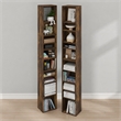 Furinno PASIR Set of 2. 10-Tier Bookcase with Open Shelf. Amber Pine