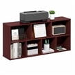Furinno LUDER 7-Cube Bookshelf. Bookcase. 9.4 x 19.5 x 41.7. Dark Red