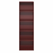 Furinno LUDER 5-Cube Bookcase with Open Shelf. 9.4 x 15.8 x 52. Dark Red