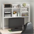 Furinno CLASSIC 7-Shelf Desktop Hutch. Desk Organzier. White