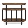 Furinno JAYA Record Player Stand. up to 180-185 Vinyl Records. Amber Pine