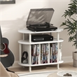 Furinno JAYA Record Player Stand. Holds up to 180-185 Vinyl Records. White