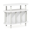 Furinno JAYA Record Player Stand. Holds up to 180-185 Vinyl Records. White