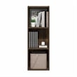 Furinno LUDER 3-Cube Open Shelves Bookcase. 11.6 x 12.2 x 35.7. Amber Pine