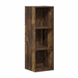 Furinno LUDER 3-Cube Open Shelves Bookcase. 11.6 x 12.2 x 35.7. Amber Pine