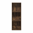Furinno LUDER 3-Cube Open Shelves Bookcase. 11.6 x 12.2 x 35.7. Amber Pine