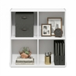 Furinno LUDER 4-Cube Open Shelves Bookcase. 11.6 x 23.9 x 24. White